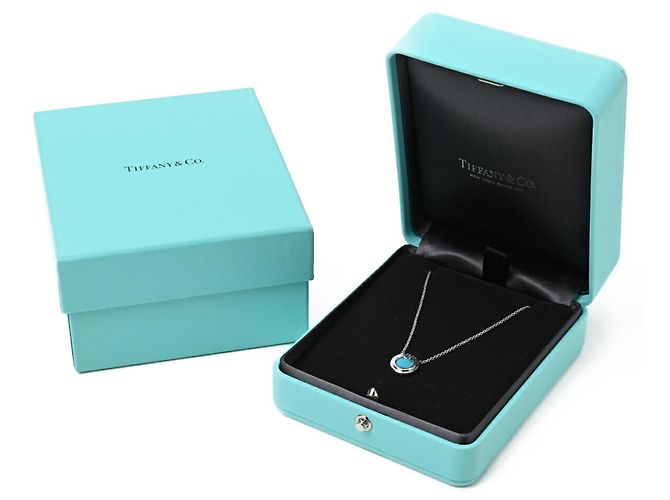 Collar Péndulo Círculo T Turquesa de Tiffany & Co. Dorado - vista 6
