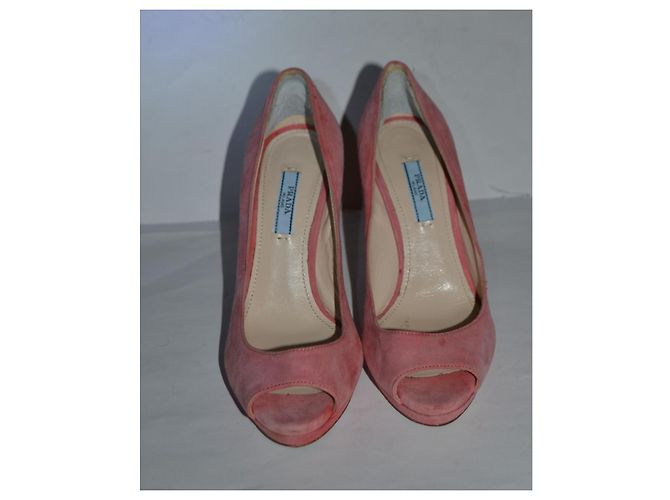 Prada Pumps Rosa Wildleder Größe 36 IT Pink - Ansicht 3