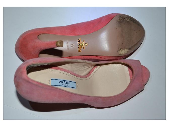 Prada Pumps Rosa Wildleder Größe 36 IT Pink - Ansicht 5