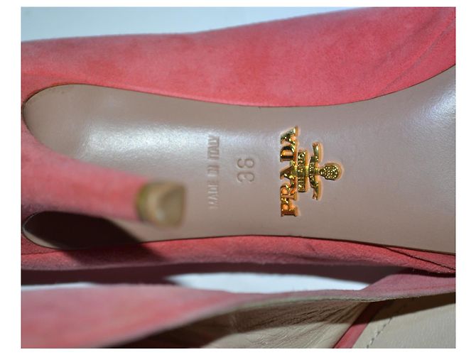 Prada Pumps Rosa Wildleder Größe 36 IT Pink - Ansicht 6