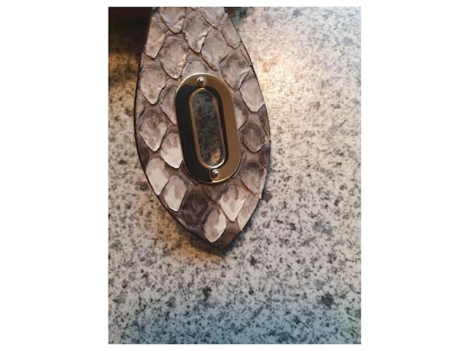 Louis Vuitton Lockit MM Leather Python Dark red - view 6