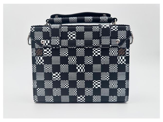 Louis Vuitton messenger soft trunk distorted damieR Multicolore - vista 3