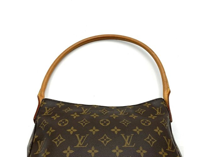 Borsa Louis Vuitton Monogram Looping GM Marrone - vista 6