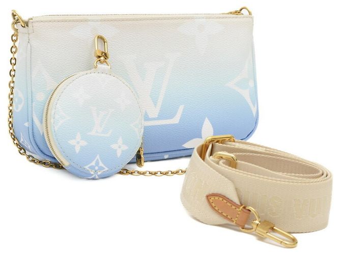 Louis Vuitton Multi Pochette Accessori Blu - vista 2