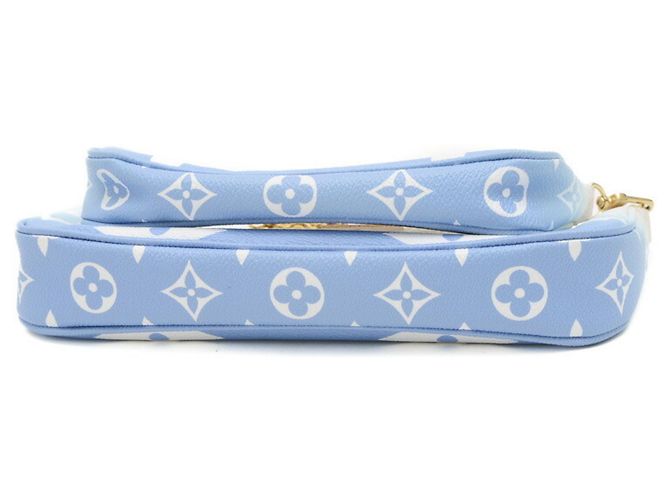 Louis Vuitton Multi Pochette Accessori Blu - vista 3