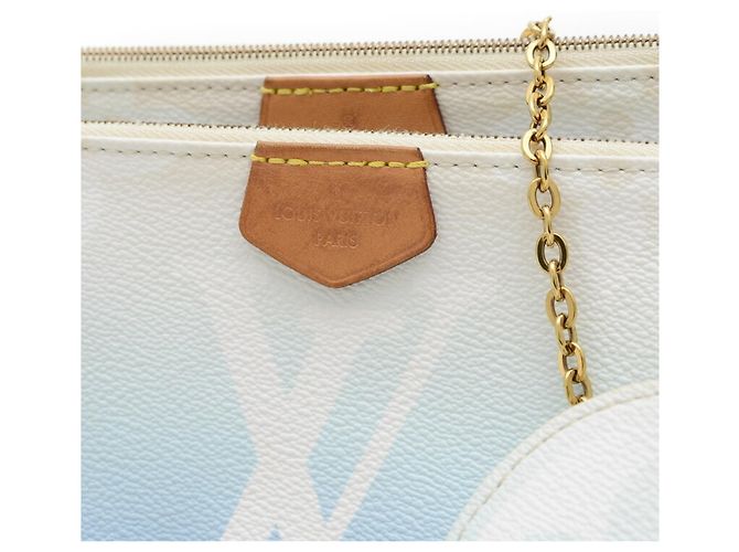 Louis Vuitton Multi Pochette Accessori Blu - vista 4