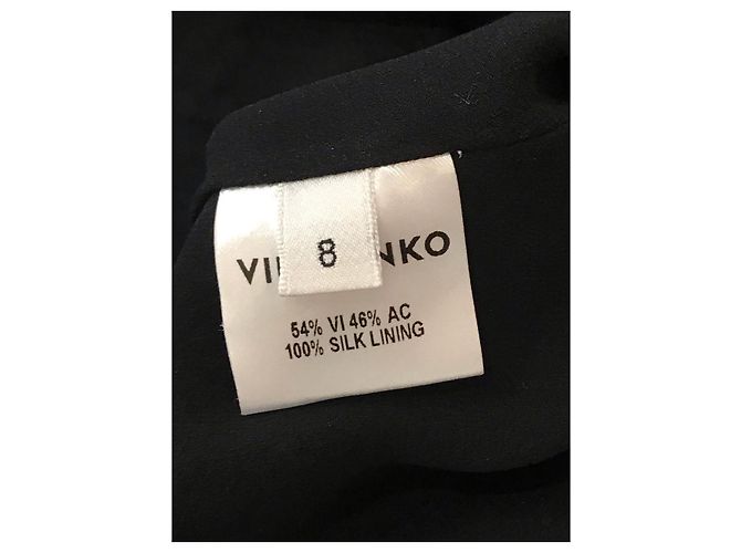 Faldas VILSHENKO T.International S Viscosa Negro - vista 5