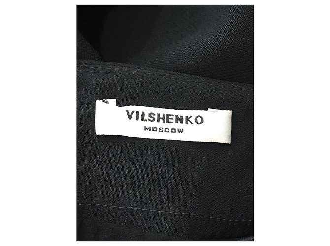Faldas VILSHENKO T.International S Viscosa Negro - vista 6
