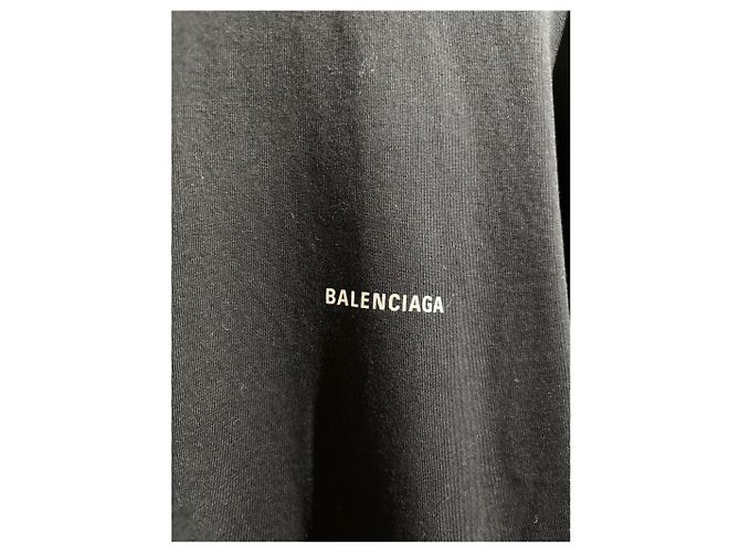 BALENCIAGA Tops T.Internacional XL Algodón Negro - vista 3