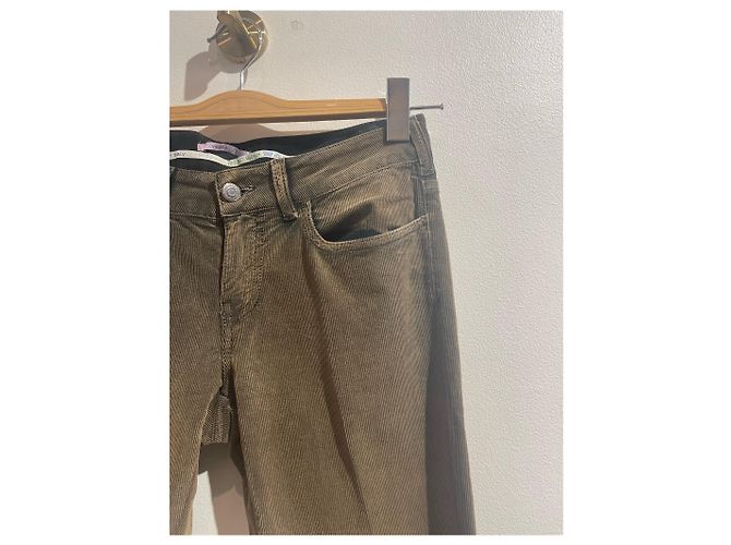VANESSA BRUNO Jeans T.US 28 Algodón Caqui - vista 2