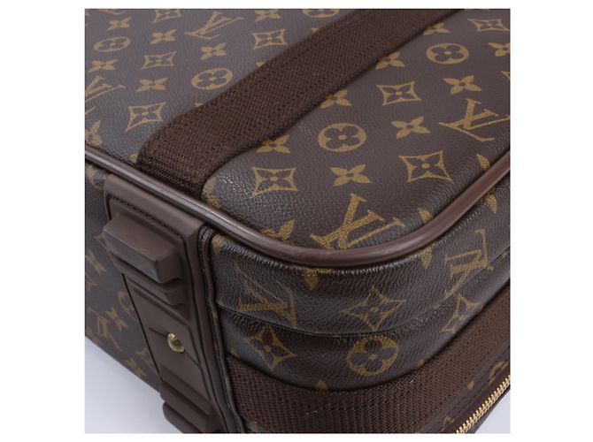 Borsa da viaggio Louis Vuitton Monogram Satellite 53 M23356 Marrone - vista 12