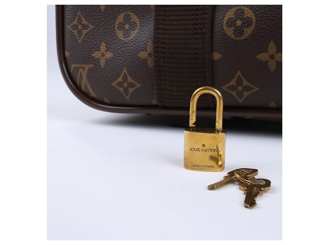 Borsa da viaggio Louis Vuitton Monogram Satellite 53 M23356 Marrone - vista 16
