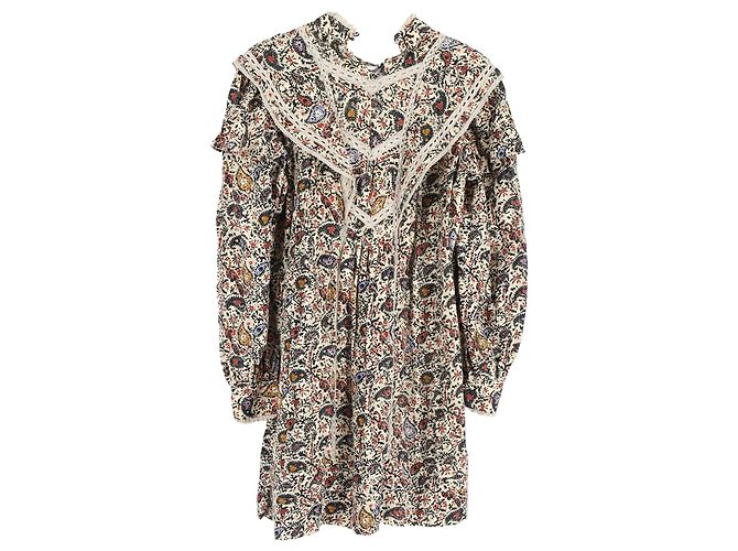 Vestido Mini Paisley Rebel Étoile Isabel Marant en algodón estampado floral - vista 2