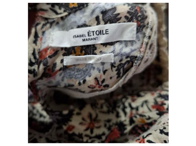 Vestido Mini Paisley Rebel Étoile Isabel Marant en algodón estampado floral - vista 3