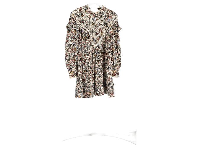 Vestido Mini Paisley Rebel Étoile Isabel Marant en algodón estampado floral - vista 4