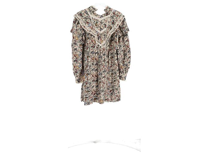Vestido Mini Paisley Rebel Étoile Isabel Marant en algodón estampado floral - vista 5