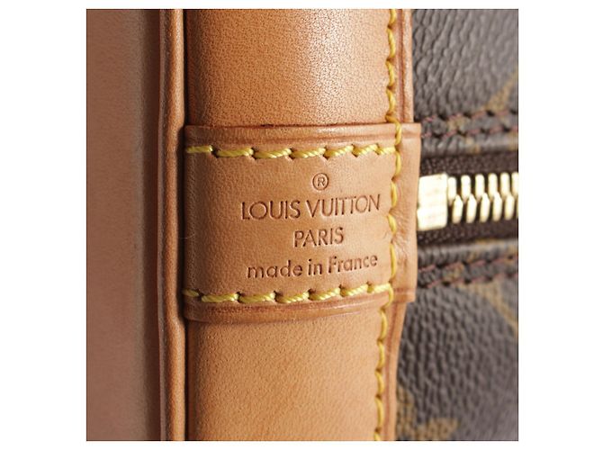 Sac à main Louis Vuitton Alma PM Monogram Marron - vue 4