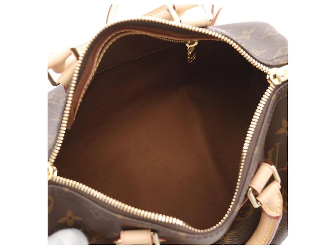 Sac à main Louis Vuitton Speedy Bandoulière 25 M41113 Marron - vue 3