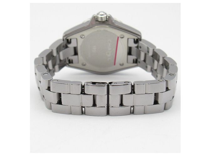 Chanel J12 8P Diamond Watch Titanium Ceramic H3401 Silvery - view 4
