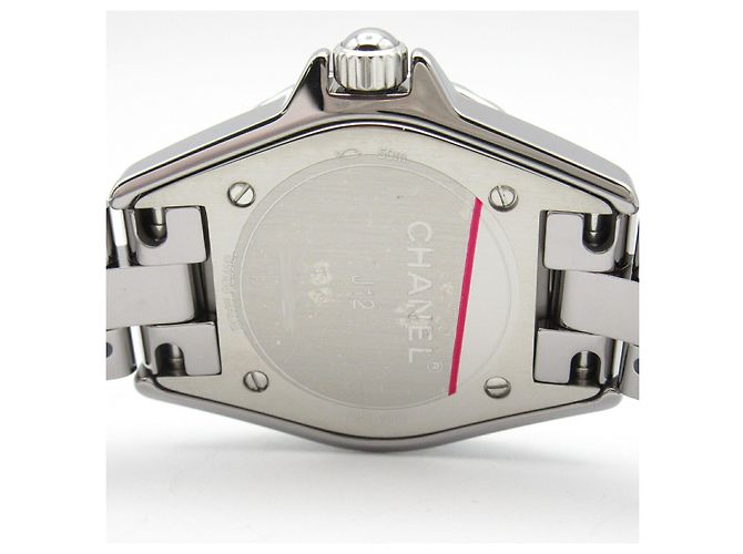 Chanel J12 8P Diamond Watch Titanium Ceramic H3401 Silvery - view 6