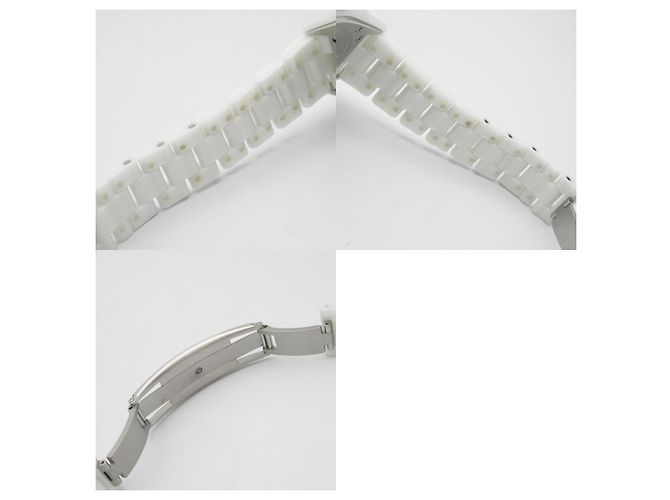 Chanel J12 Ceramic Chronograph Watch H1007 White - view 10