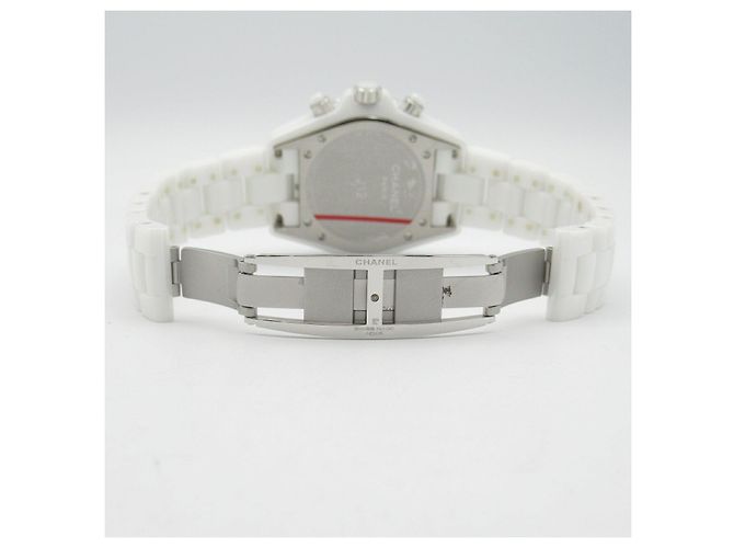 Chanel J12 Ceramic Chronograph Watch H1007 White - view 4