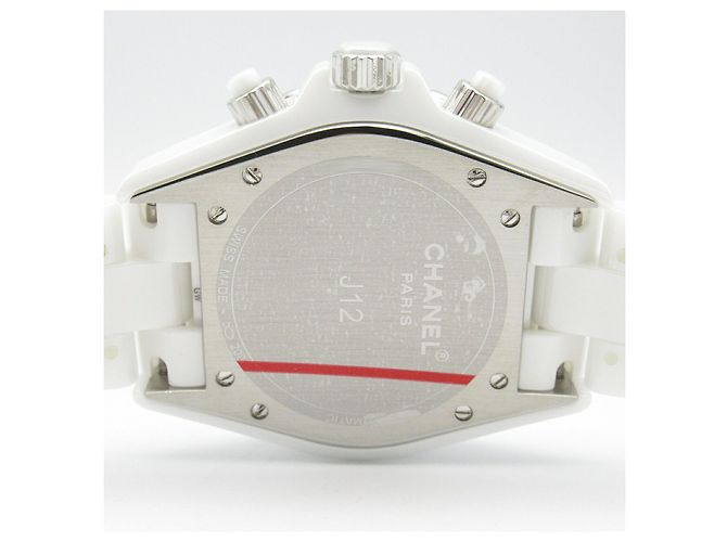 Chanel J12 Ceramic Chronograph Watch H1007 White - view 5
