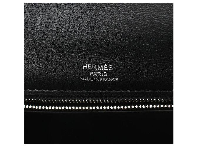 Hermès Sac à main Hermes Kelly 28 Toile Quadrille Blanc - vue 4