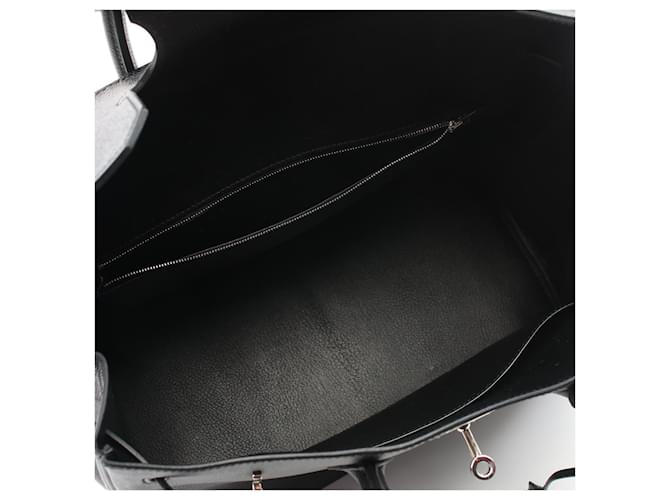Borsa Hermès Birkin 35 Nera Nero - vista 3