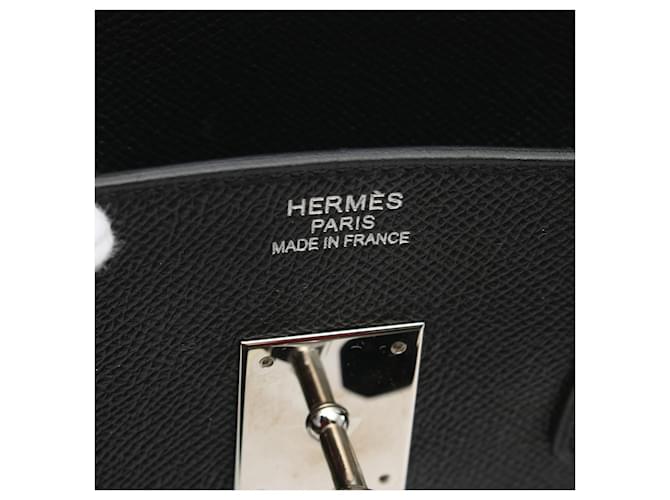 Borsa Hermès Birkin 35 Nera Nero - vista 4