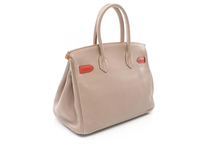 Hermès Birkin 30 Handtasche Beige/Braun - Ansicht 2