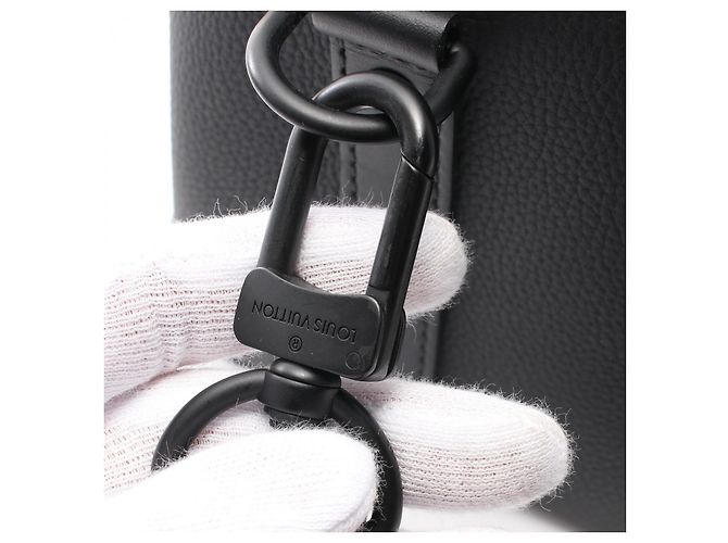 Louis Vuitton Leder City Keepall Umhängetasche M59255 Schwarz - Ansicht 6