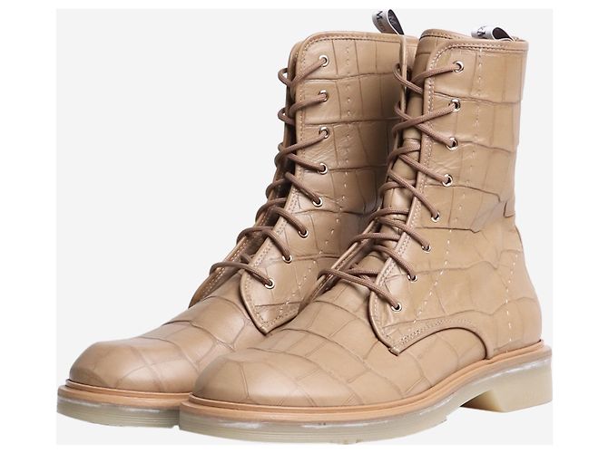 Max Mara Botas de combate Tan Bly - talla EU 40 - Ansicht 2