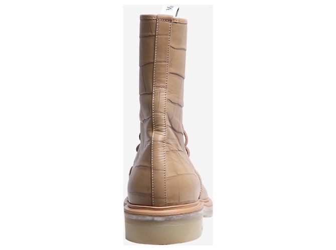 Max Mara Botas de combate Tan Bly - talla EU 40 - Ansicht 3