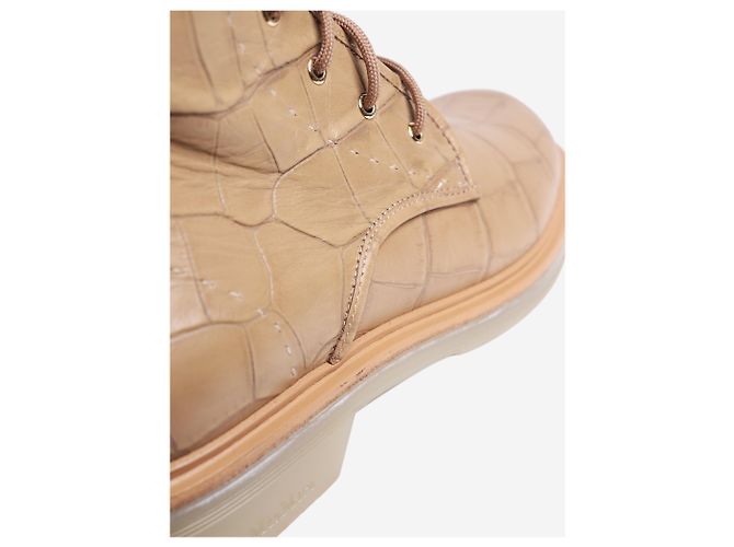 Max Mara Botas de combate Tan Bly - talla EU 40 - Ansicht 4
