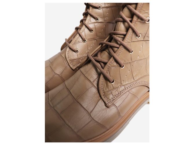 Max Mara Botas de combate Tan Bly - talla EU 40 - Ansicht 5