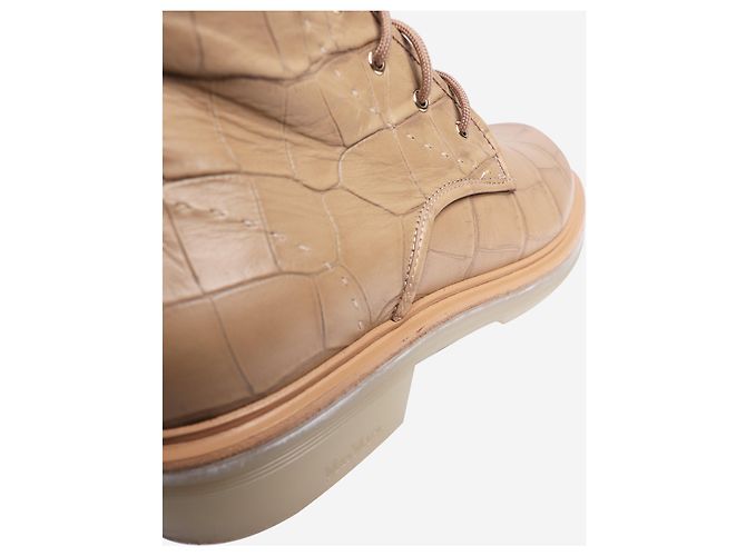 Max Mara Botas de combate Tan Bly - talla EU 40 - Ansicht 6