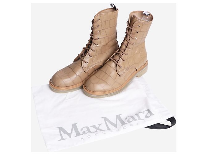 Max Mara Botas de combate Tan Bly - talla EU 40 - Ansicht 8