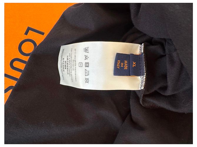 Louis Vuitton Maglietta LV Gradient nuova Nero - vista 7