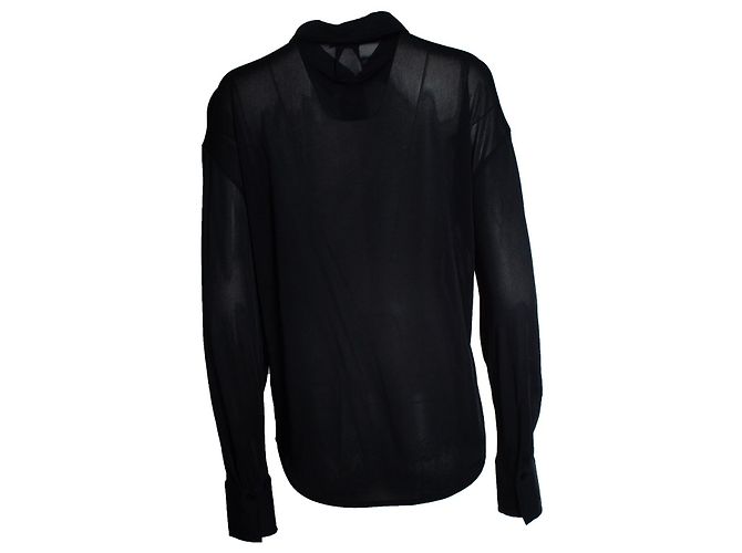 Filippa K Fillipa K, Camicia trasparente nera Nero - vista 3