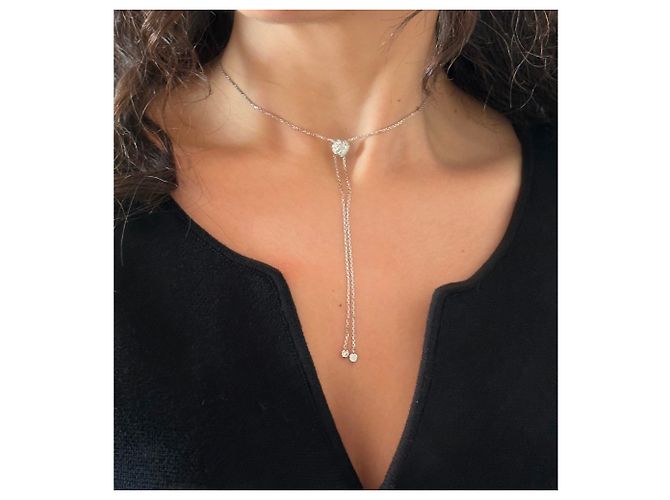 Chaumet Collana pendente Link di Seduzione Silver hardware - vista 12