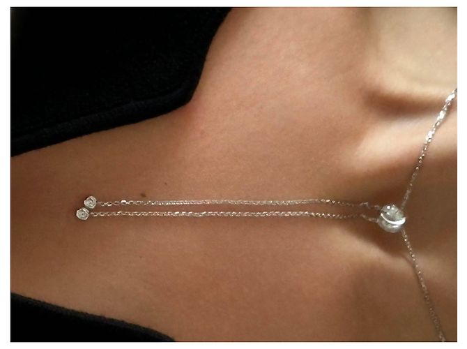 Chaumet Collana pendente Link di Seduzione Silver hardware - vista 14