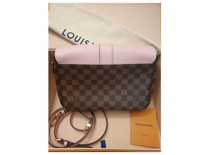 Louis Vuitton Borsa a tracolla Clapton Ebene Marrone - vista 3