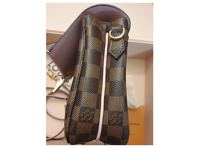 Louis Vuitton Borsa a tracolla Clapton Ebene Marrone - vista 5
