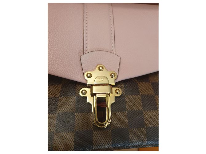Louis Vuitton Borsa a tracolla Clapton Ebene Marrone - vista 7