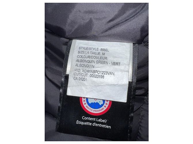 Parka Trillium de Canada Goose Verde - vista 12