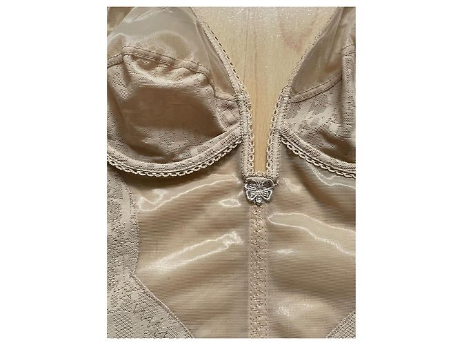 Bustier Corsetto Dior Monogramma Obliquo Beige - vista 8