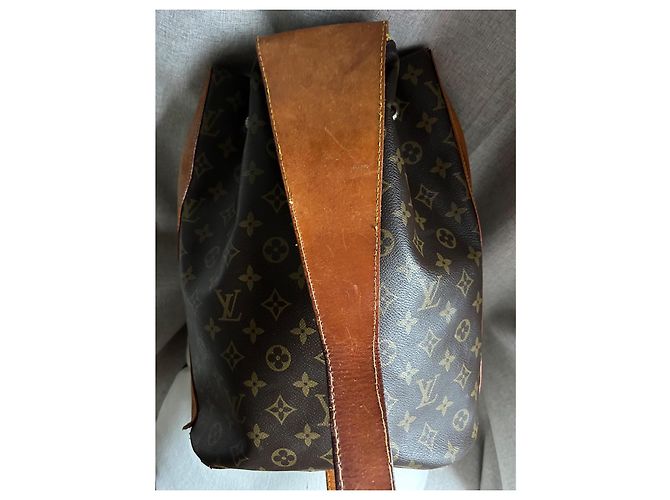 Randonnee Louis Vuitton Leather Monogram Backpack Brown - view 11