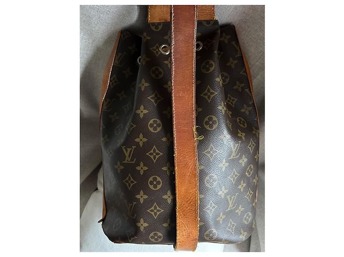 Randonnee Louis Vuitton Leather Monogram Backpack Brown - view 13