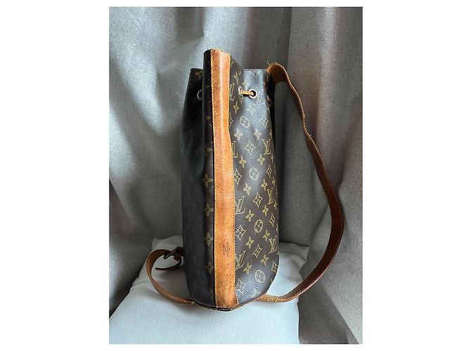 Randonnee Louis Vuitton Leather Monogram Backpack Brown - view 18